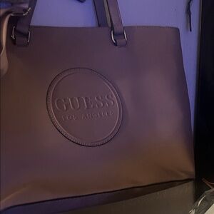 Guess Los Angeles Dark Brown Tote Bag
